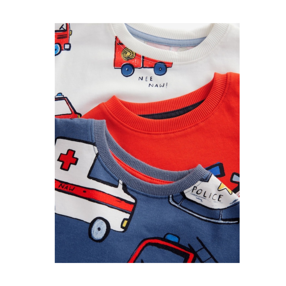 Boys Pajama Set-Pack Of 3